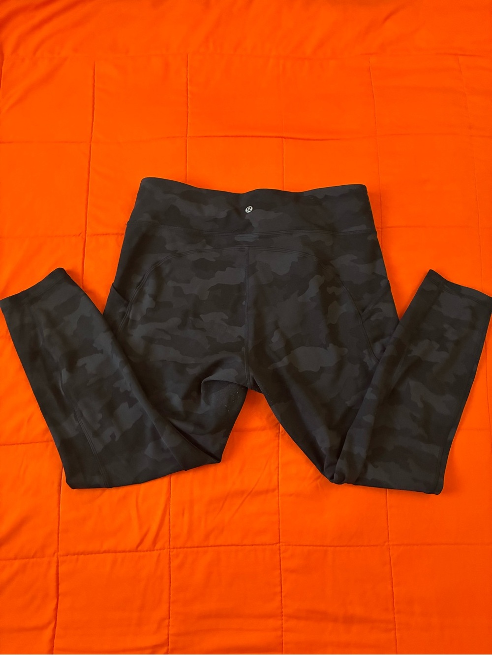 Lululemon Leggings Womens 16 Camo High Rise Athletic Activewear Gym